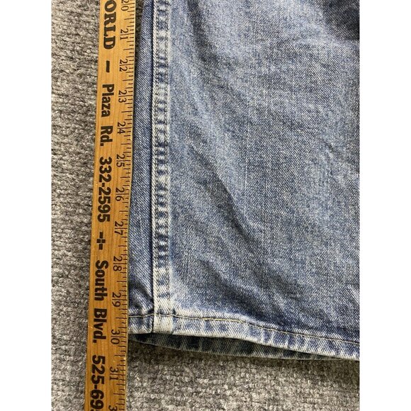 Wrangler Five Star Premium Jeans Mens 40x30 Blue Demin Relaxed Fit Straight Leg - Picture 9 of 10